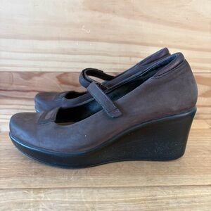 NAOT | Women's Day Mary Jane Brown Burgundy Wedge Pump size 37